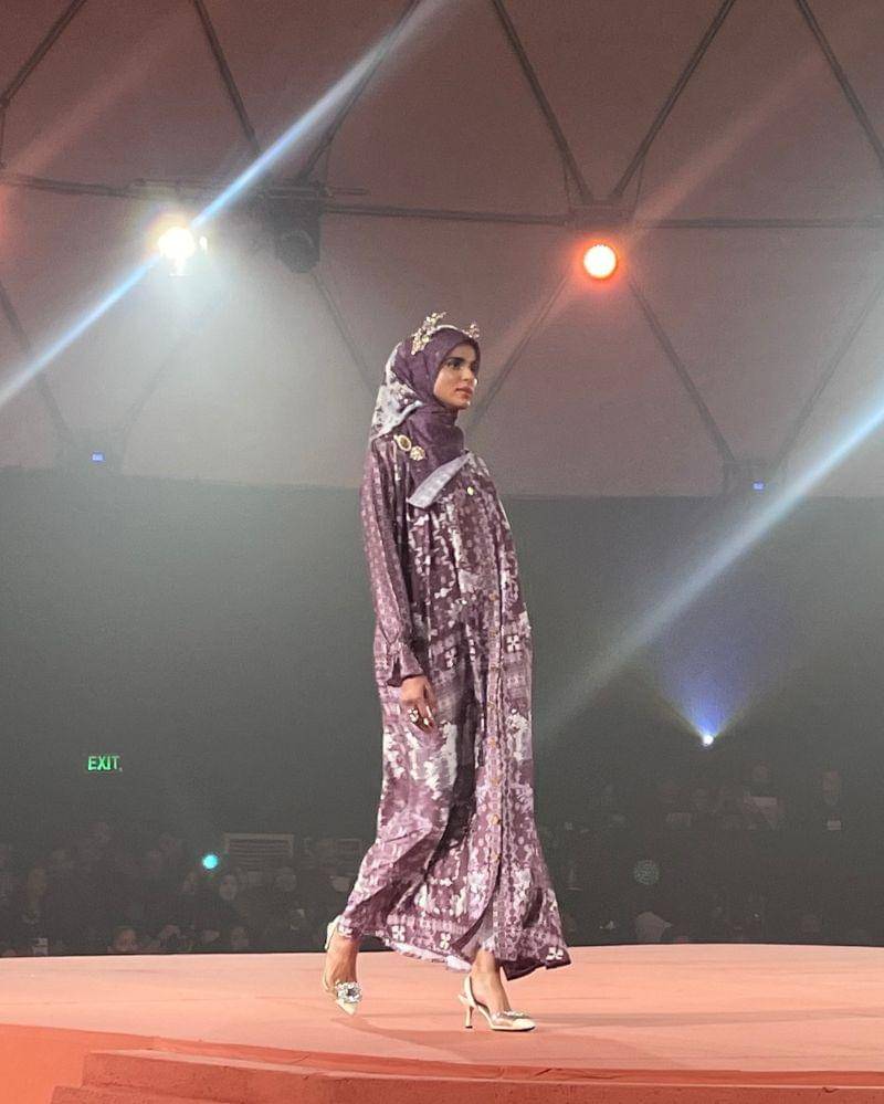 Fashion Show "Journey" koleksi Ramadan 2024 oleh Zaskia Sungkar dan Shi by Shireen, Minggu (25/2/2024) - Popmama.com/Putri Syifa N